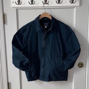 J. Crew Men's Teal Harrington Lightweight Jacket Cotton Twill